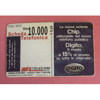 ITALIE télécarte 10 000...