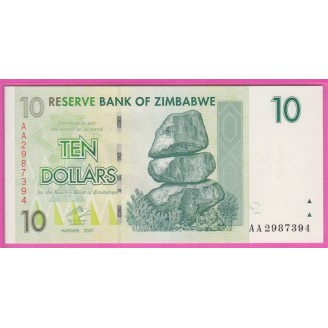 Zimbabwe P.67 Neuf UNC 10...