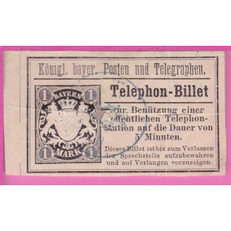 TIMBRE TELEPHONE ALLEMAND...