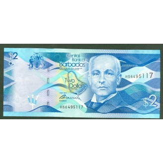 Barbades 2 Dollars P73 Etat...