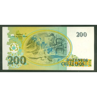 Brésil 200 Cruzeiros 1990...