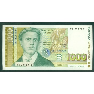 Bulgarie 1000 Leva 1997 P...