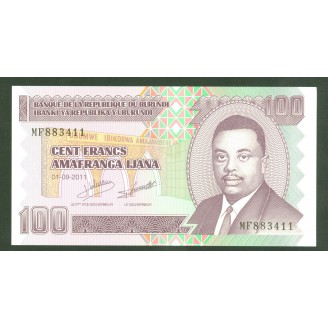 Burundi 100 Francs...